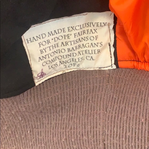 Vintage Antonio Barragan Wax Bomber Jacket - Picture 5 of 5